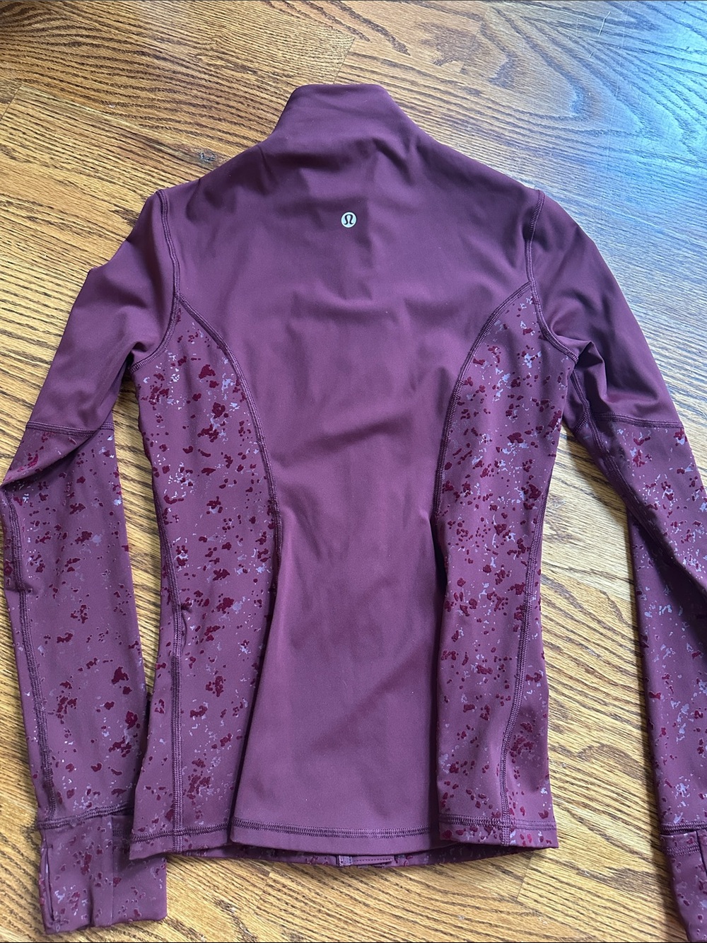 Lululemon Women's Maroon Zip-Up Active Jacket